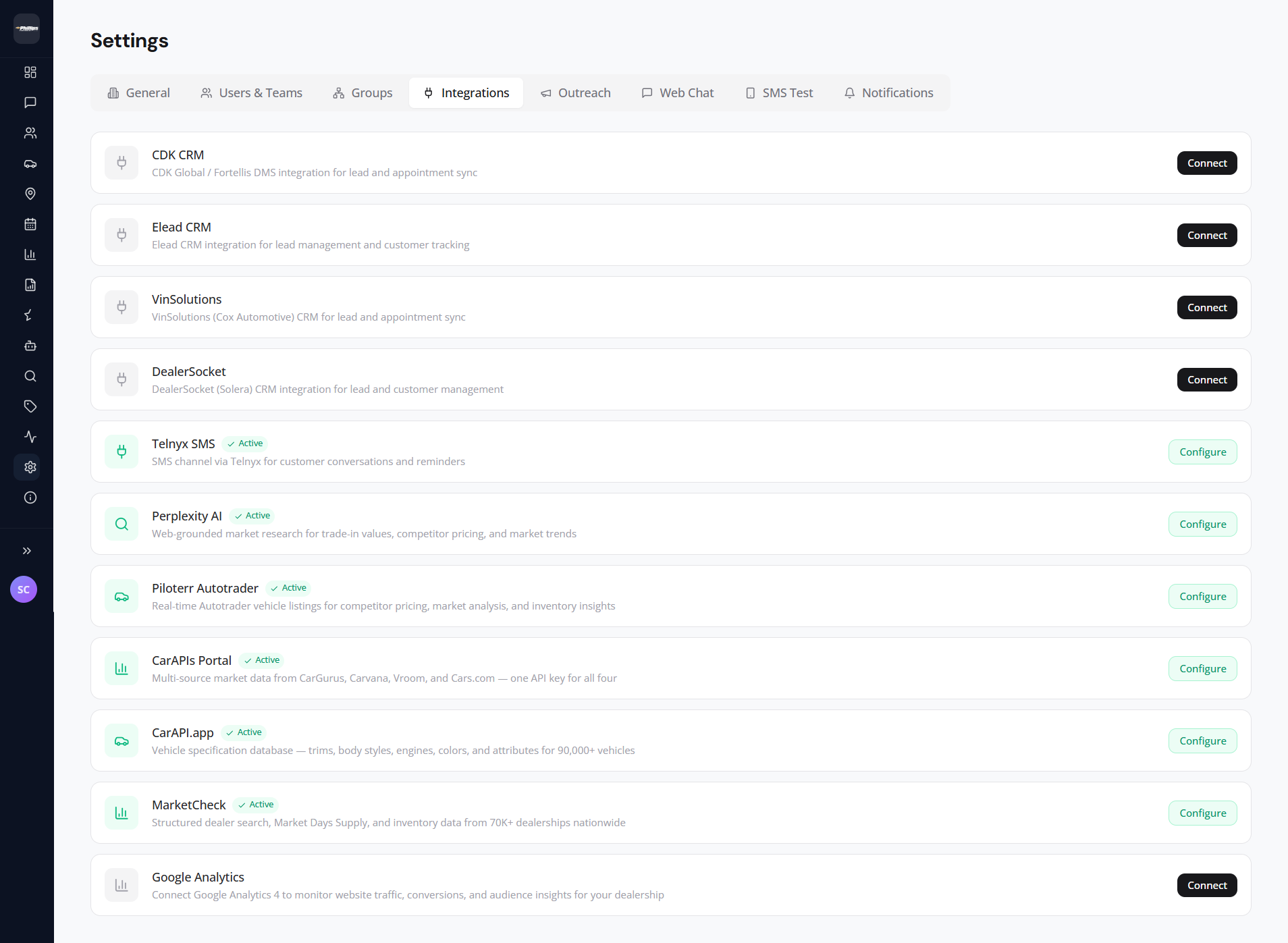 Integrations